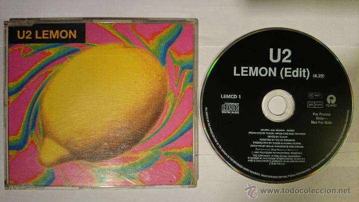 CDs de m&uacute;sica: U2 - LEMON (CD SINGLE UK PROMO 1993) - Foto 1