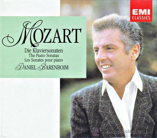 Music CDs: CLASICA.MOZART - SONATAS PARA PIANO (Barenboim) - (DESPRECINTADO) 5 compact disc.mirar portes antes