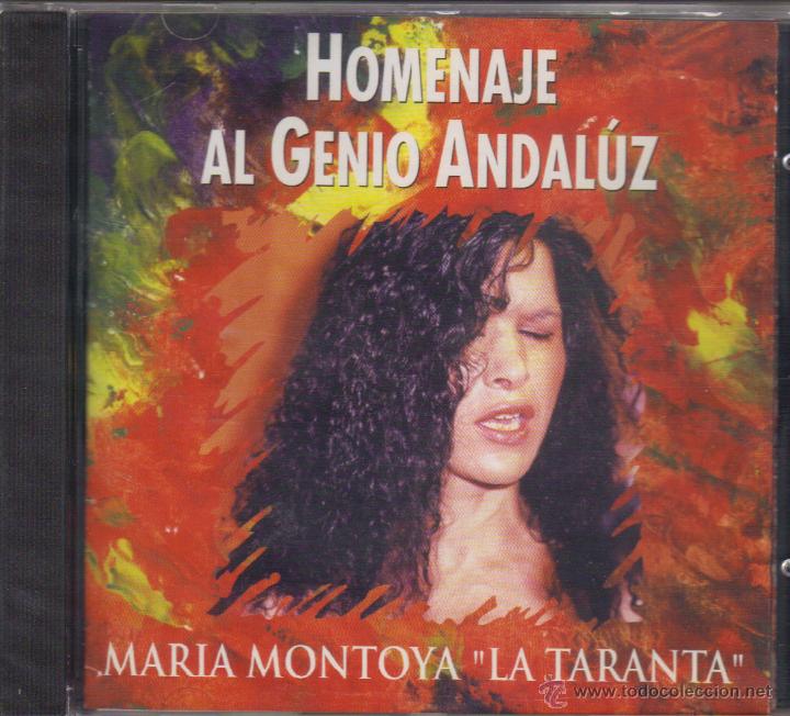 CDs de Musique: MARIA MONTOYA LA TARANTA - HOMENAJE AL GENIO ANDALUZ CD ALBUM PRECINTADO 1998