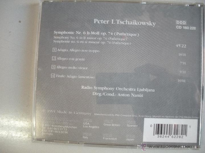 CDs de m&uacute;sica: MAGNIFICO CD DE - PETER I . TSCHAIKOWSKY - - Foto 2