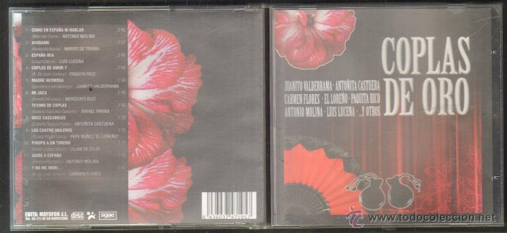CDs de m&uacute;sica: COPLAS DE ORO.    CD-FLA-642 - Foto 1