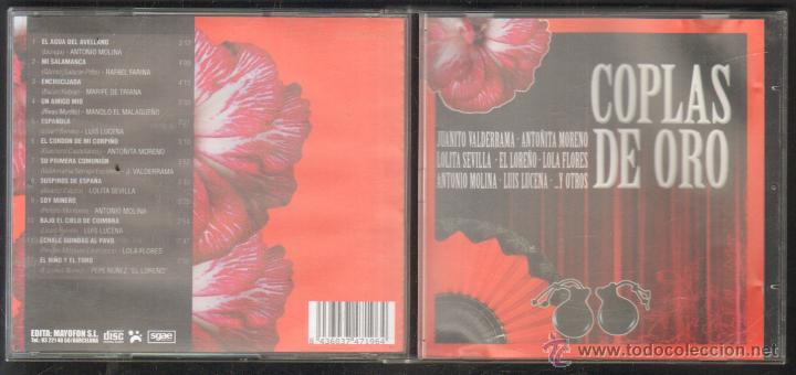 CDs de m&uacute;sica: COPLAS DE ORO.   CD-FLA-663 - Foto 1