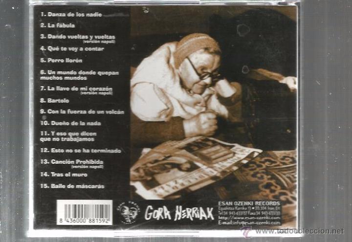 CDs de m&uacute;sica: CD HECHOS CONTRA EL DECORO : DANZA DE LOS NADIE - Foto 2