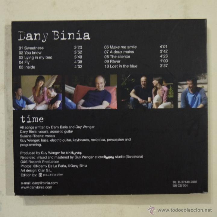 CDs de m&uacute;sica: DANY BINIA - TIME - CD 2007 - Foto 2