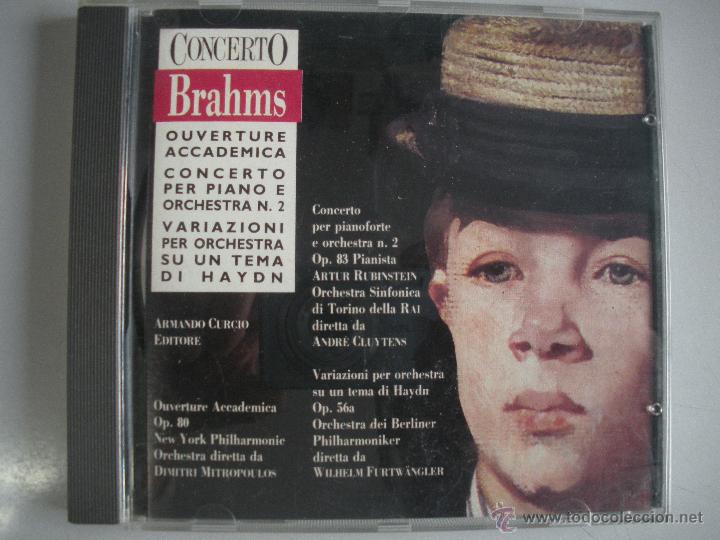 CDs de m&uacute;sica: MAGNIFICO CD - DE -CONCERTO BRAHMS - - Foto 1