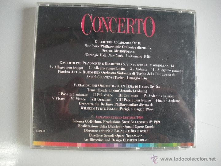 CDs de m&uacute;sica: MAGNIFICO CD - DE -CONCERTO BRAHMS - - Foto 2
