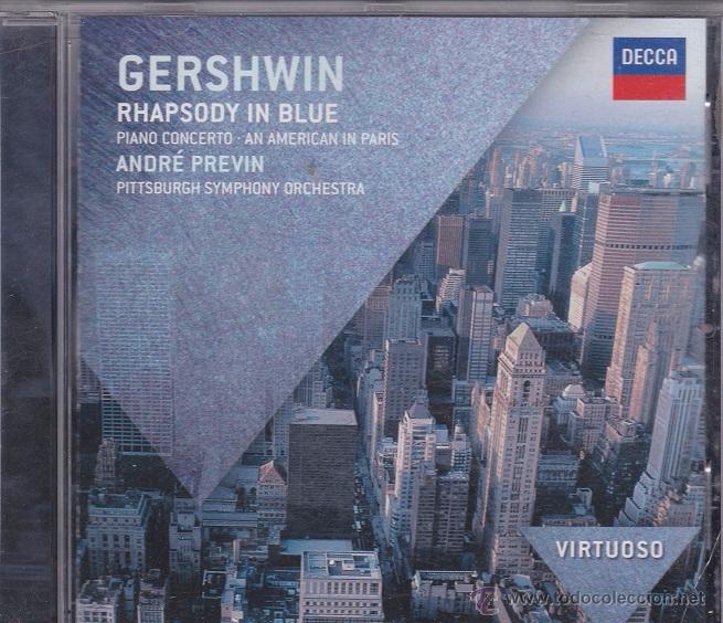 CDs de m&uacute;sica: Gershwin - Rhapsody in Blue - Andr&eacute; Previn - Foto 1