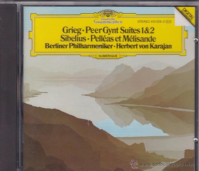 CDs de m&uacute;sica: Grieg - Sibelius - Karajan - Foto 1