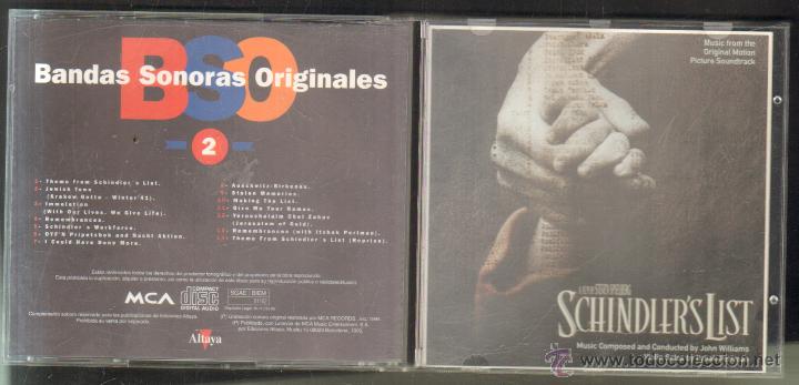 CDs de m&uacute;sica: LA LISTA DE SCHINDLER.    CD-VARIOS-858 - Foto 1