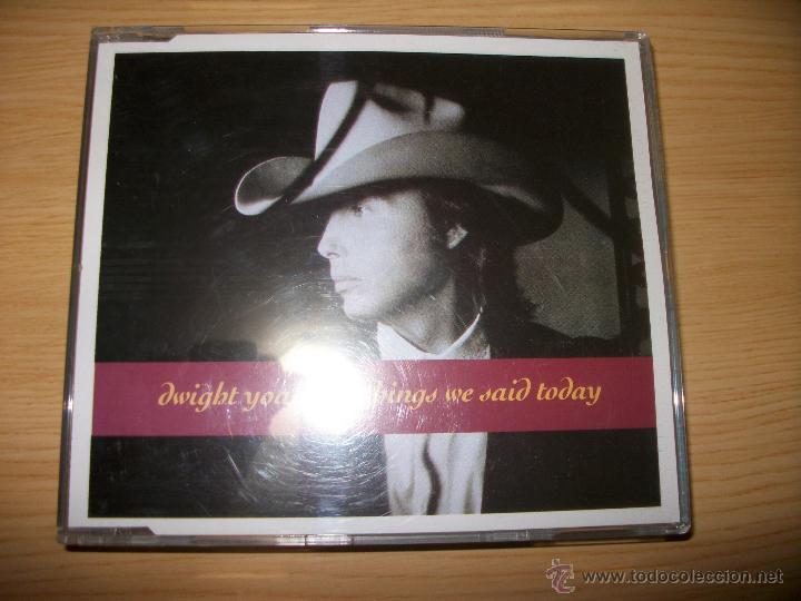 CDs de m&uacute;sica: CD Single -  Dwight Yoakam ?&ndash; Things We Said Today - 4 tracks - Foto 1