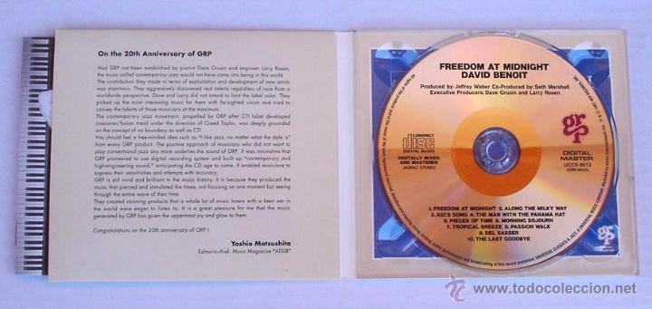 CDs de m&uacute;sica: DAVID BENOIT - FREEDOM AT MIDNIGHT (CD) ED. JAPAN - Foto 2