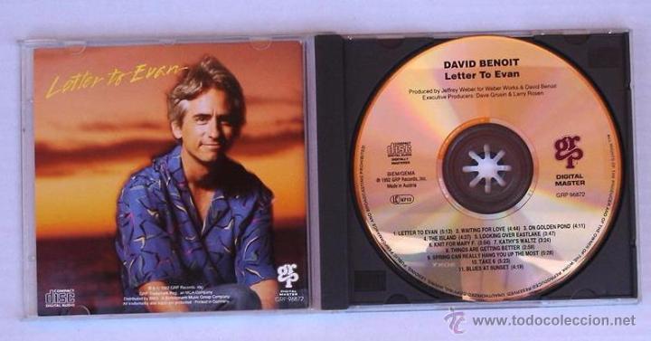 CDs de m&uacute;sica: DAVID BENOIT - LETTER TO EVAN (CD) - Foto 2