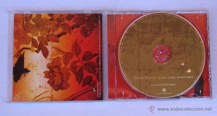 CDs de m&uacute;sica: DAVID BENOIT - RIGHT HERE, RIGHT NOW (CD) - Foto 2