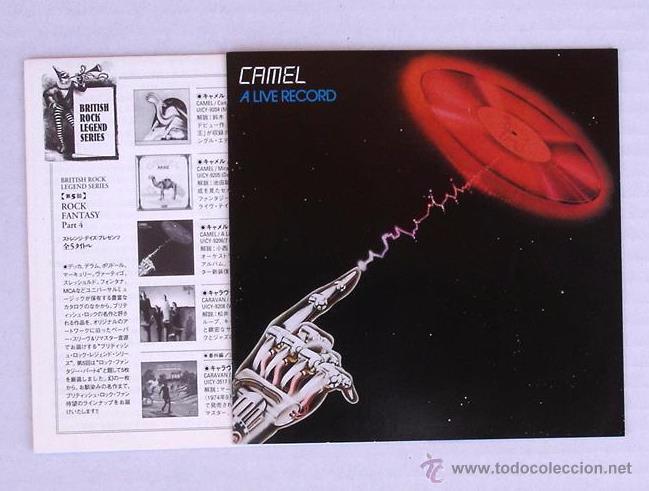 CDs de m&uacute;sica: CAMEL - A LIVE RECORD ( 2 CD) ED. JAPAN - Foto 5
