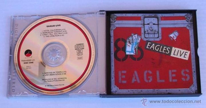 CDs de m&uacute;sica: EAGLES - LIVE (2 CD) - Foto 2