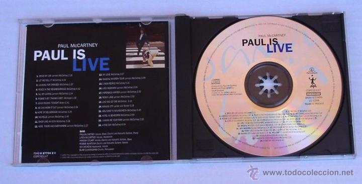 CDs de m&uacute;sica: PAUL MCCARTNEY - PAUL IS LIVE (CD) - Foto 2