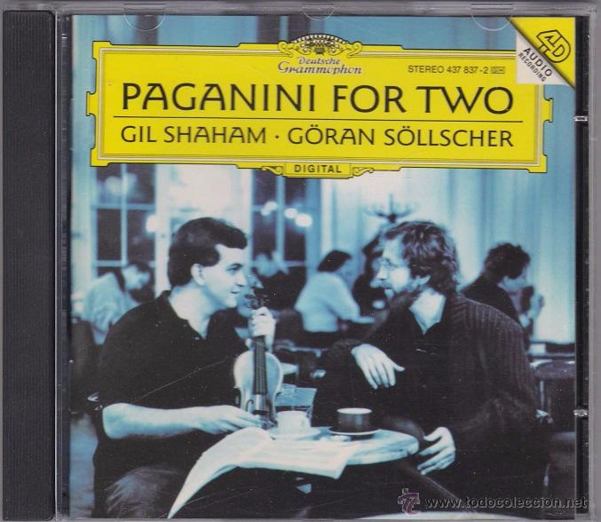 CDs de m&uacute;sica: Paganini for Two - Gil Shaham (violin) - Goran Sollscher (guitar)