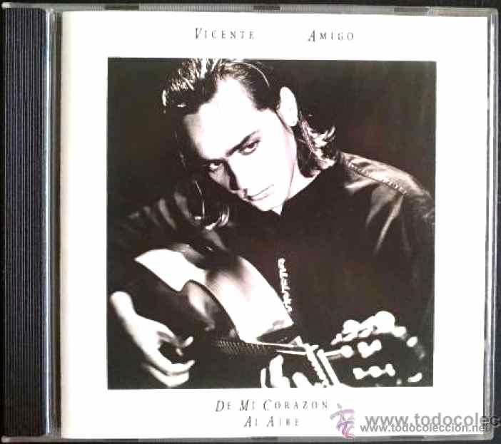 CDs de m&uacute;sica: VICENTE AMIGO, DE MI CORAZ&Oacute;N AL AIRE - CD - Foto 1