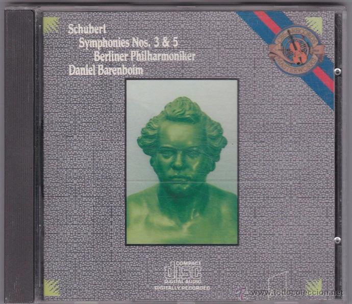 CDs de m&uacute;sica: Schubert - Symphonies 3 & 5 - Daniel Barenboim - Foto 1