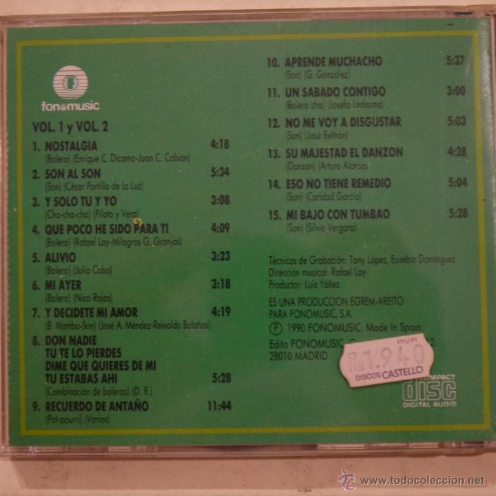CDs de m&uacute;sica: ORQUESTA ARAGON VOL.1 Y VOL. 2 - CD 1990 - Foto 2
