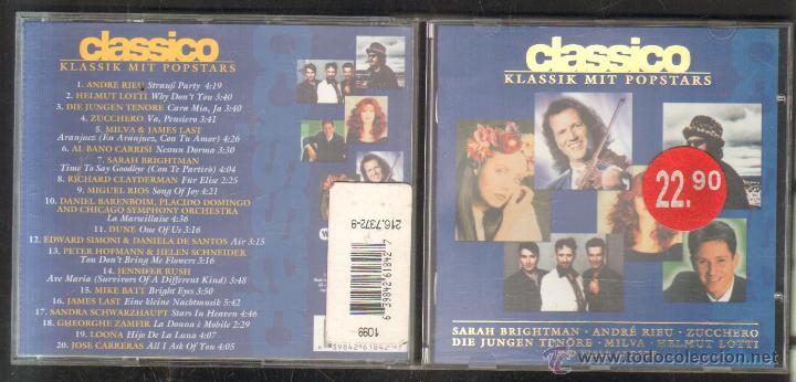 CDs de m&uacute;sica: CLASSICO. KLASSIK MIT POPSTARS.     CD-VARIOS-982 - Foto 1