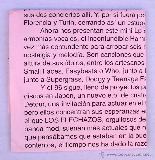CDs de m&uacute;sica: LOS FLECHAZOS - DIAS GRISES (MINI CD) - Foto 3