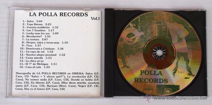 la polla records - volumen 1 (cd) - Buy Cd's of Rock Music on todocoleccion