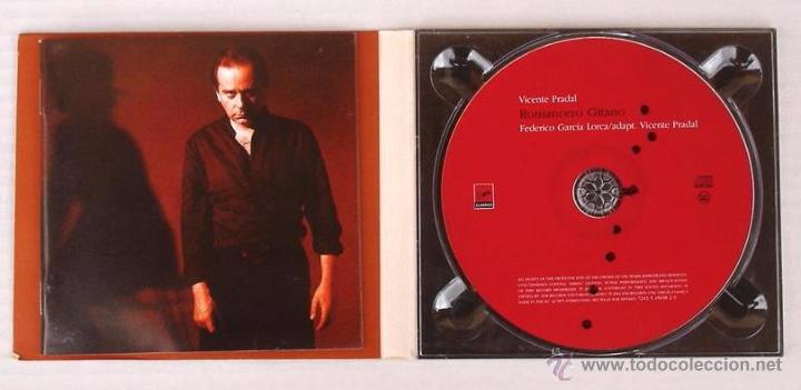 CDs de m&uacute;sica: VICENTE PRADAL - ROMANCERO GITANO (CD) - Foto 2