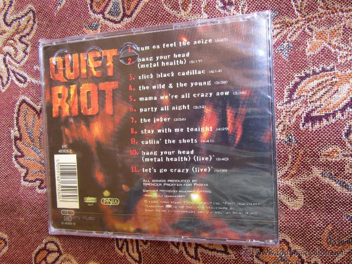 Quiet Riot Cd Titulo Greatest Hits Con 11 Tem Comprar Cds De Música