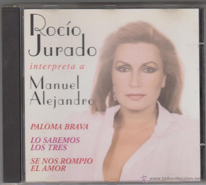 CDs de m&uacute;sica: Roc&iacute;o Jurado interpreta a Manuel Alejandro cd 1997 Amalgama - Foto 1