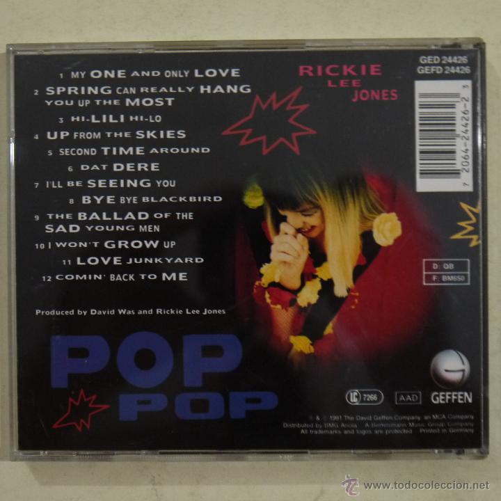 CDs de m&uacute;sica: RICKIE LEE JONES - POP POP - CD 1991 - Foto 2