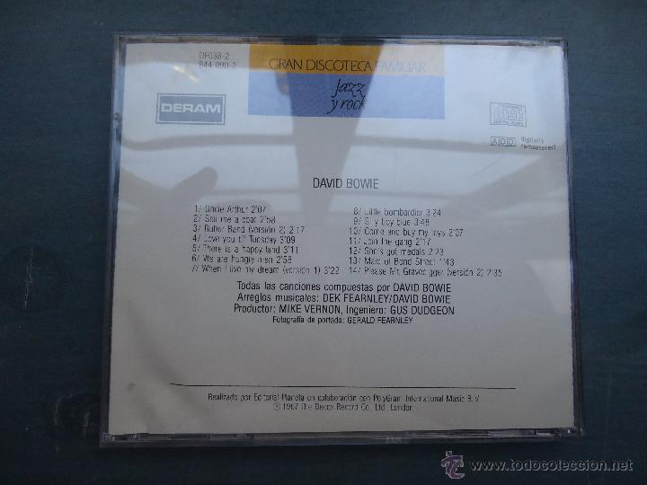 CDs de m&uacute;sica: CD DAVID BOWIE - Foto 2