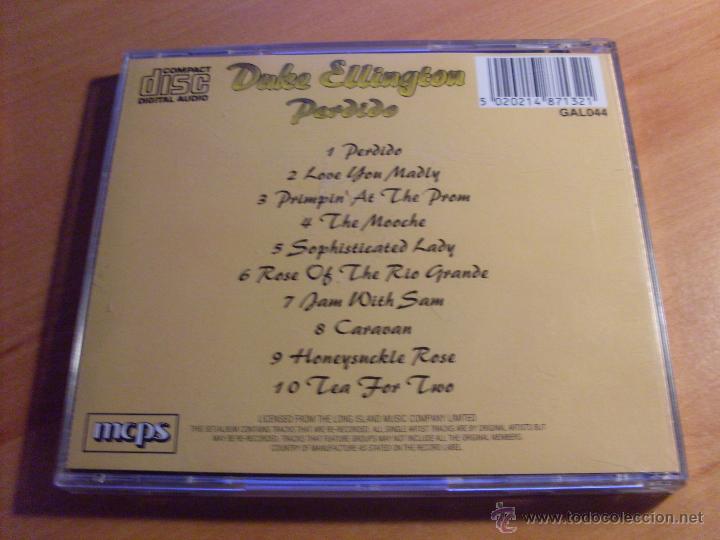 CDs de m&uacute;sica: DUKE ELLINGTON (PERDIDO) CD 10 TRACKS (CDIB26) - Foto 3