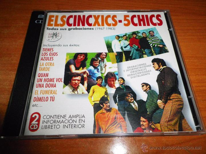 Music CDs: ELS CINC XICS - 5 CHICS Todas sus grabaciones (1967-1983) 2 CD ALBUM 2001 34 TEMAS RAMA LAMA RARO