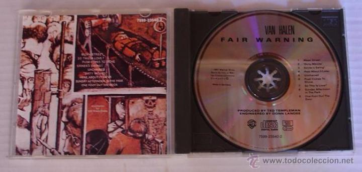 CDs de m&uacute;sica: VAN HALEN - FAIR WARNING (CD) - Foto 2