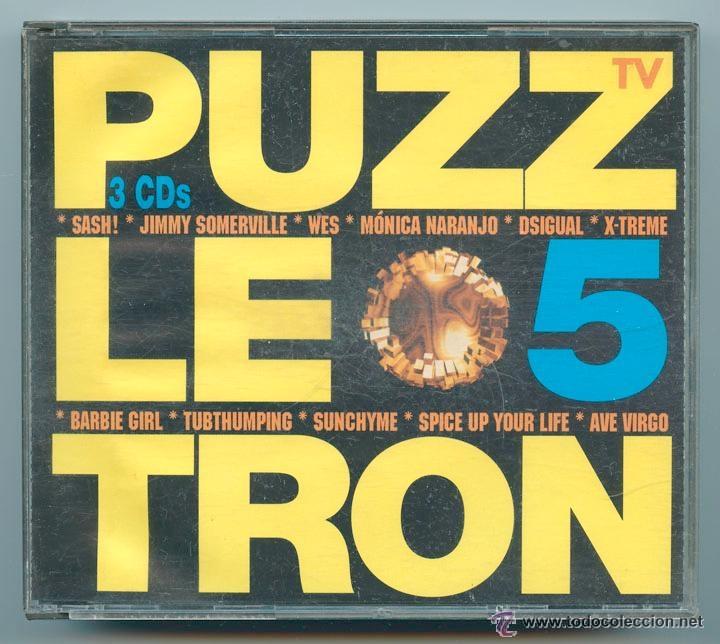 CDs de m&uacute;sica: CD - PUZZLETRON 5 - BOY MUSIC - 1997 (3 DISCOS) - Foto 1