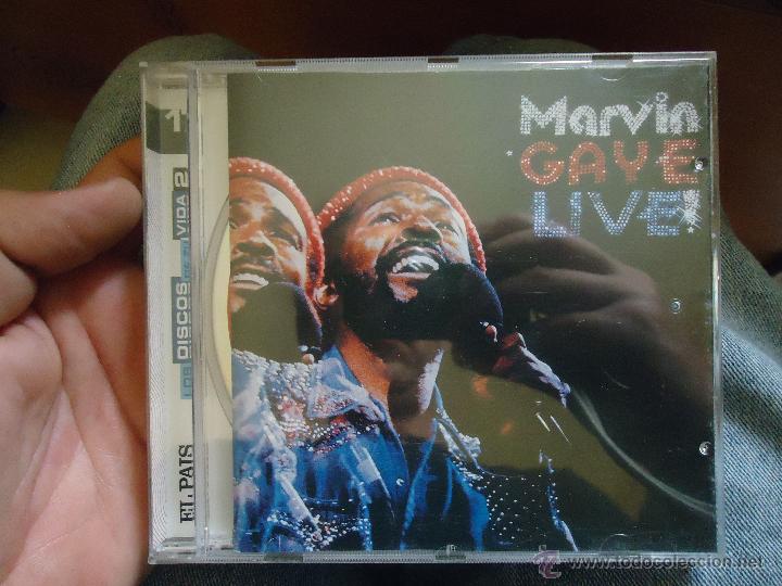 CDs de m&uacute;sica: cd - marvin gaye live - Foto 1