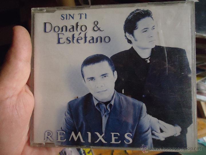 CDs de m&uacute;sica: cd - sin ti donato & estefano, remixes - Foto 1