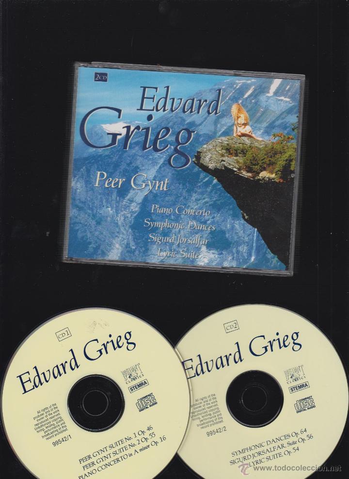 CDs de m&uacute;sica: EDVARD GRIEG - PEER GYN ........ ESTUCHE CON 2 CD - Foto 1