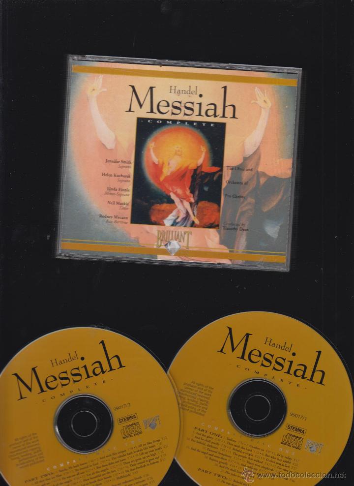 CDs de m&uacute;sica: MESSIAH , GEORG FRIEDRICH HANDEL - ESTUCHE CON 2 CD - Foto 1