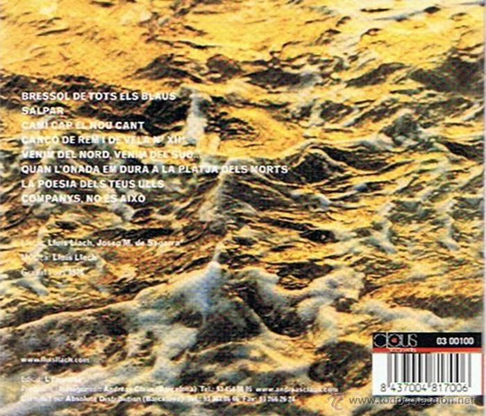 CDs de m&uacute;sica: CD EL MEU AMIC EL MAR  LLU&Iacute;S LLACH - Foto 2