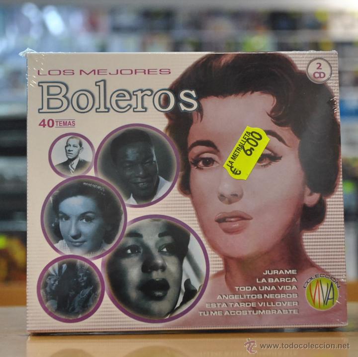 CDs de m&uacute;sica: VARIOS - LOS MEJORES BOLEROS - 2 CD - Foto 1