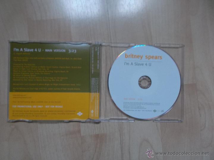 CDs de m&uacute;sica: BRITNEY SPEARS - I&acute;M A SLAVE 4 U - CD SINGLE PROMOCIONAL 2001 - Foto 2