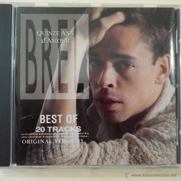CDs de m&uacute;sica: JACQUES BREL - QUINZE ANS DAMOUR - CD 1998 - Foto 1