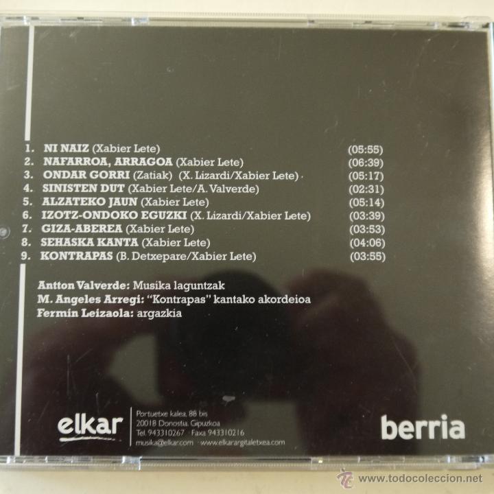 CDs de m&uacute;sica: XABIER LETE - CD - Foto 2