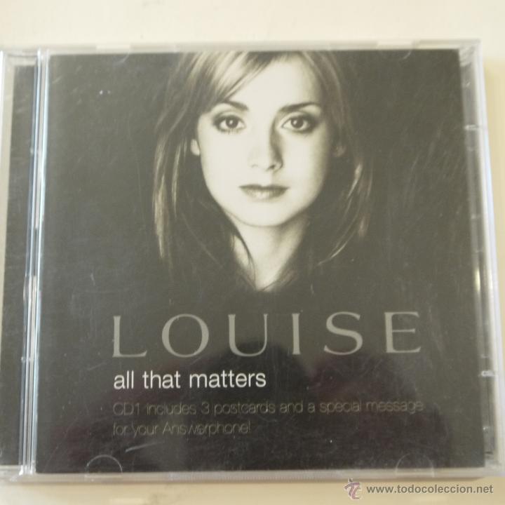 CDs de m&uacute;sica: LOUISE - ALL THAT MATTERS - CD 1998 - Foto 1
