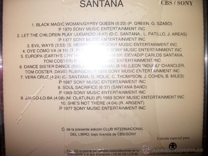 CDs de m&uacute;sica: SANTANA - EL RITMO DE LOS 60 - PRECINTADO - Foto 2