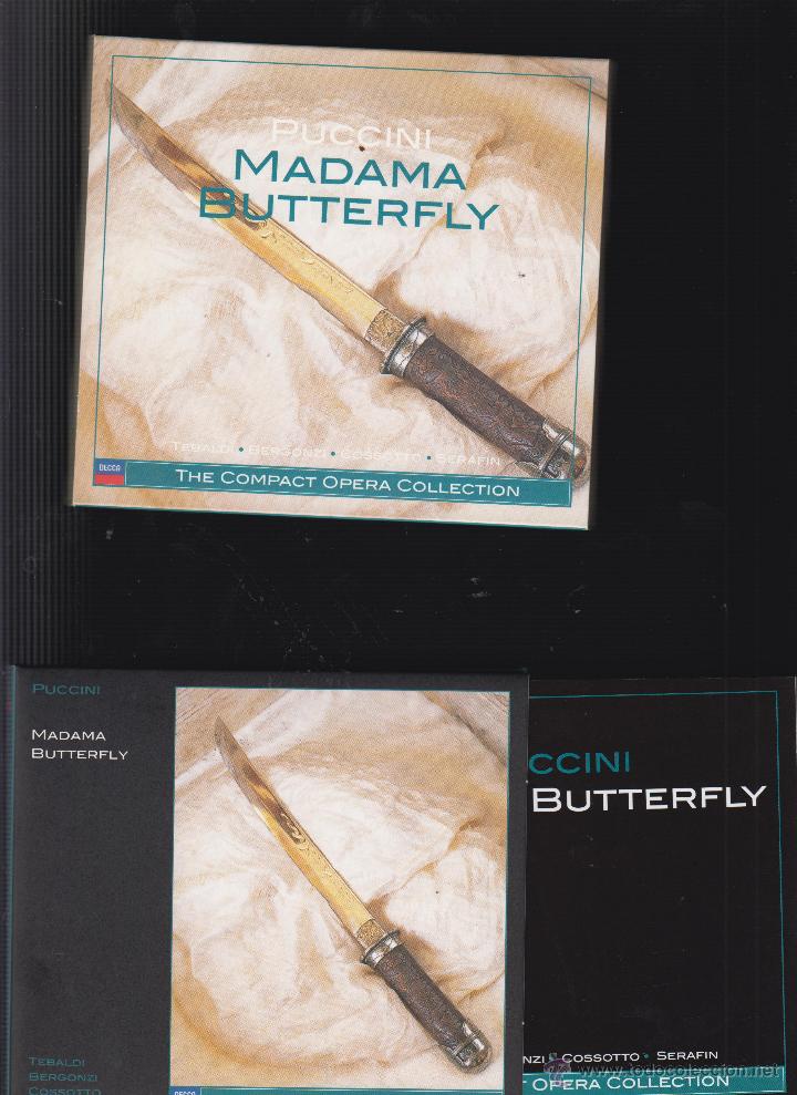 CDs de m&uacute;sica: PUCCINI , MADAMA BUTTERFLY - ESTUCHE CON 2 CD - Foto 1