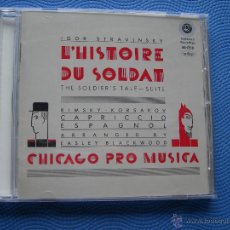 CDs de Música: CHICAGO PRO MUSICA THE SOLDIERS TALE CD ALBUM USA 1985 PDELUXE. Lote 50429101