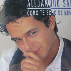 CDs de Música: ALEJANDRO SANZ. COMO TE HECHO DE MENOS. CD 2 TRAKS. WEA. 1993. Lote 50451979